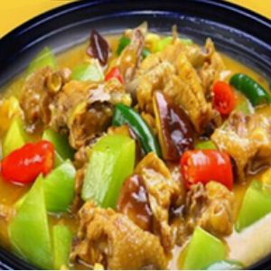 東福黃焖雞米飯
